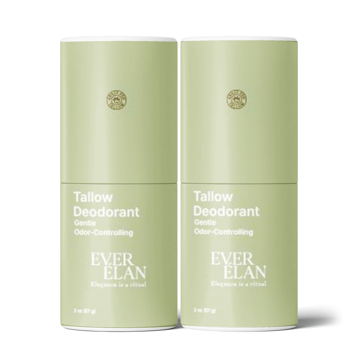 2 Pack Natural Tallow Deodorant Stick